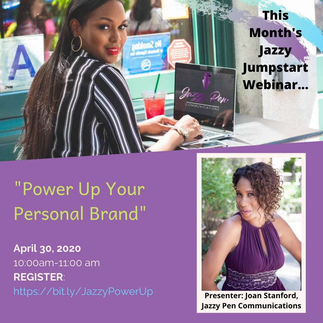JazzyPen's tweet photo. It's going down on Thursday. This month's Jazzy Jumpstart Webinar. You in? #brandingwebinar https://t.co/8NN4I3Hfb6
