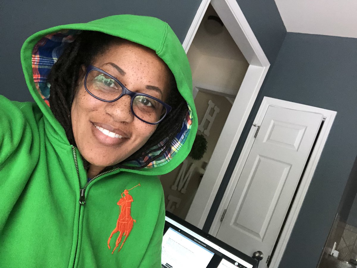 DrMillsAP's tweet photo. Today is Hood up Hoodie Day for virtual spirit week! @CLCRidgeview @opieblackwell #rcmspride #hereusroar #wearetheview https://t.co/1JjKg9fFrz