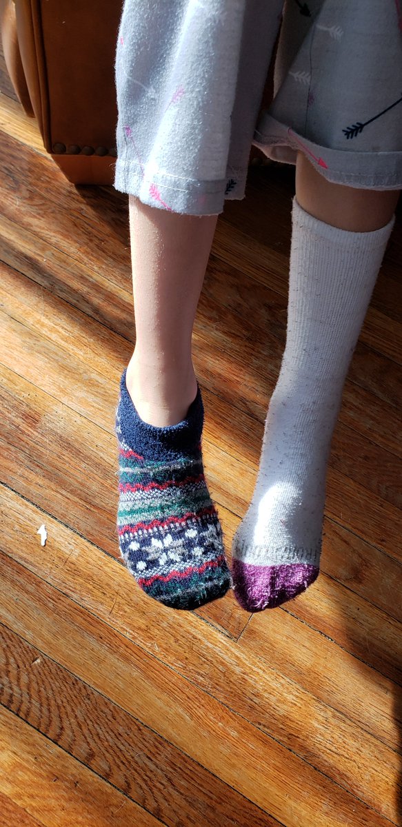 mrsyimvolta's tweet photo. Sock it to coronavirus! #voltavirtualspiritweek #stayengagedCPS @VoltaSchool https://t.co/EPZMmClrFa
