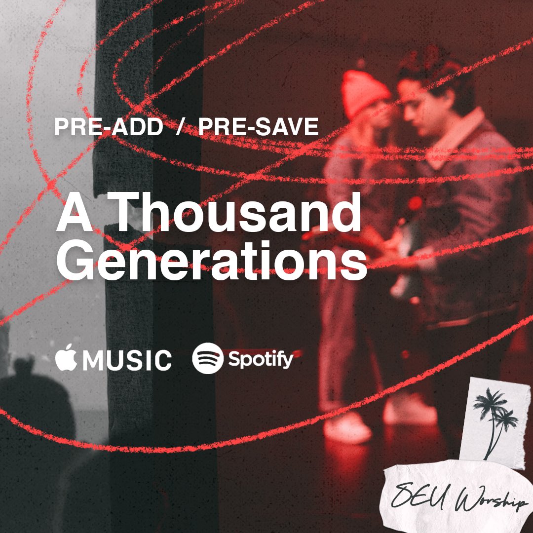 seuworship's tweet photo. We have been so moved by the testimonies and responses to our latest single ππΌπ€βA Thousand Generationsβ is the title track of our upcoming live record & you have a chance to PRE-ADD / PRE-SAVE the album on @applemusic & @spotify βΌοΈ Canβt wait for you to hear more #1KGenerations https://t.co/RJhazkjJNv