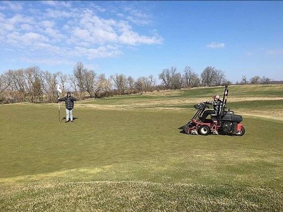 Our turf crew is out getting both courses ready for the season so when the time comes to play, we’ll be ready!
#StayHomeStaySafe