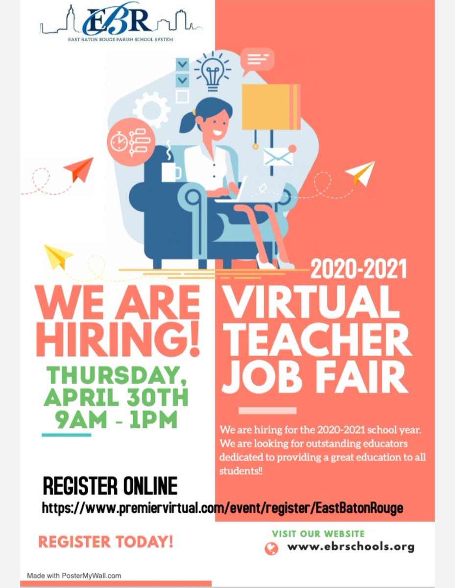 Join the EBRPSS Job Fair 4/30/2020! Check our our LES booth while you're there!
