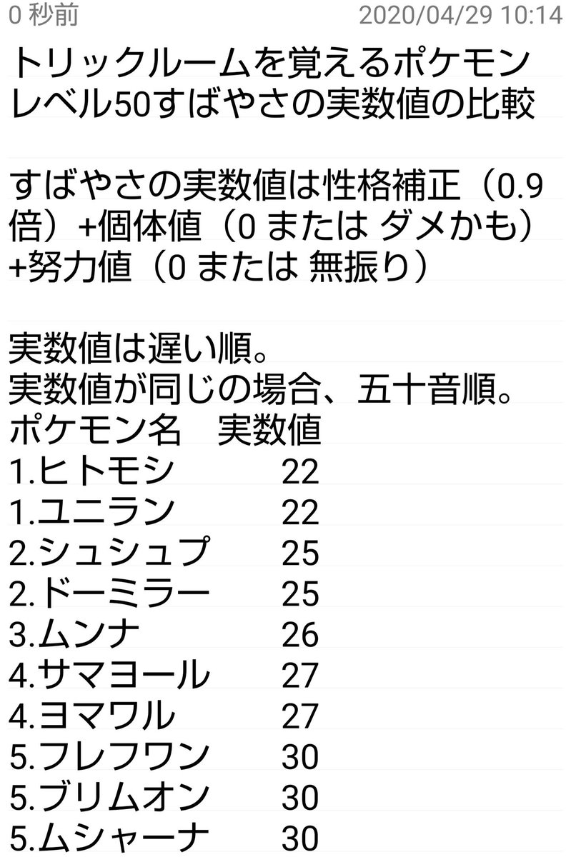 トリックルーム覚えるポケモン ピクチャー 日本の無料ブログ