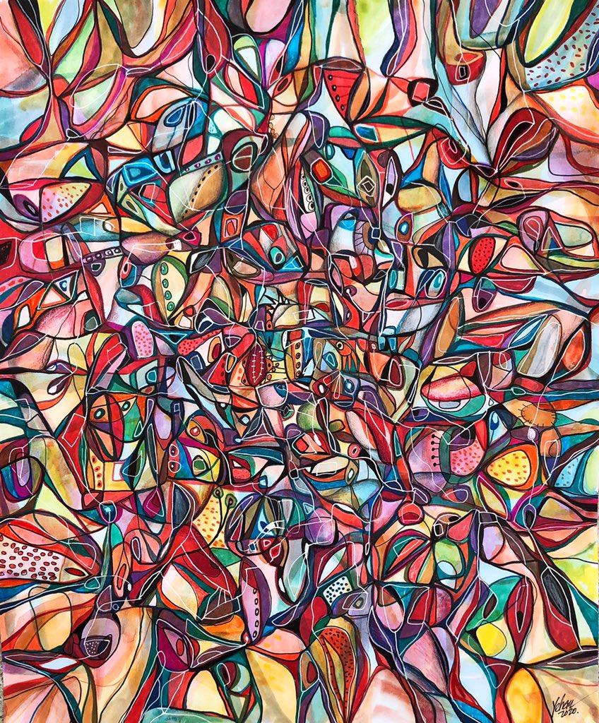 w_abstract's tweet photo. Tension and relaxation/watercolor on paper
#abstractart #watcolor #abstractpainting https://t.co/u10vAf8c8K