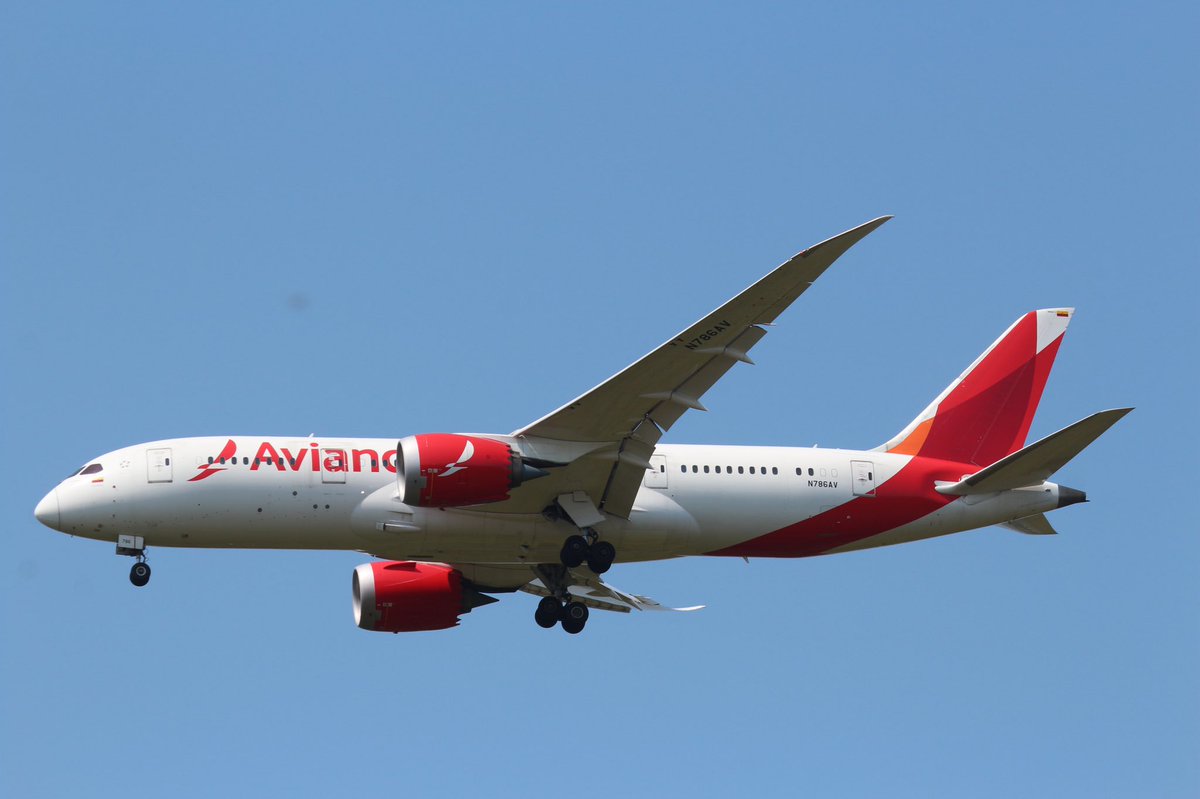 Sutorobo0704's tweet photo. AV288  to NRT from BOG via LAX

Avianca B787-8 N786AV https://t.co/GX13sjomTZ