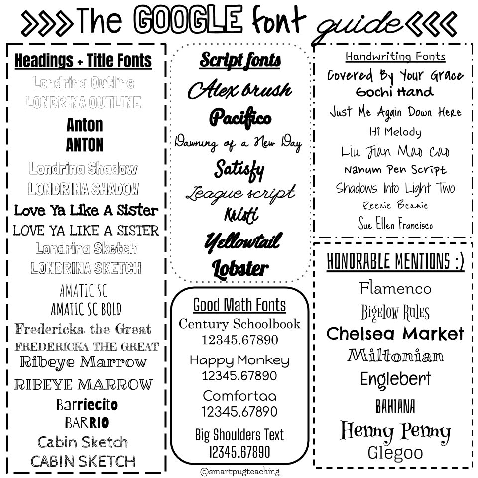 Which one is your favorite? #teacher #teach #teachershare #fontsnob #edutwitter