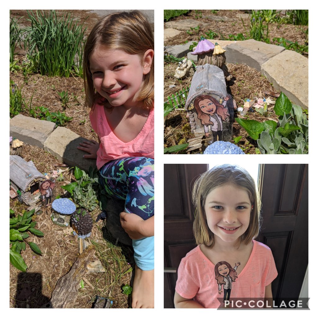 miss_carpenter_'s tweet photo. Check us out enjoying this awesome fairy garden! @ChildsSchool https://t.co/RKEu5Bql2M