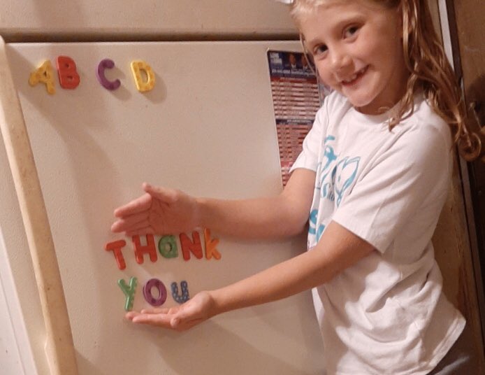 Thank you <a href="/DonorsChoose/">DonorsChoose</a> for our supplies!  #KeepKidsLearning