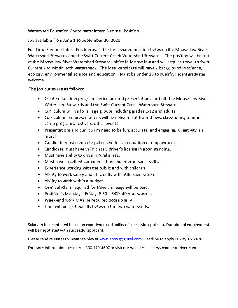 Job Posting! Check it out!