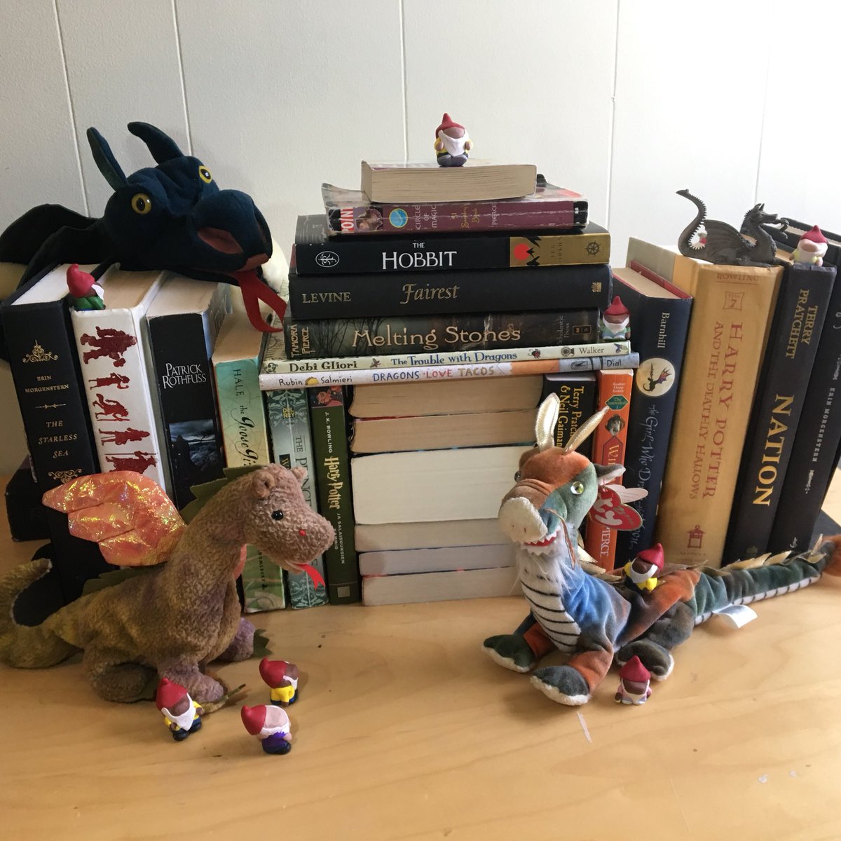 Today our gnomes are having some fun with fantasy! What’s your go-to fantasy read?