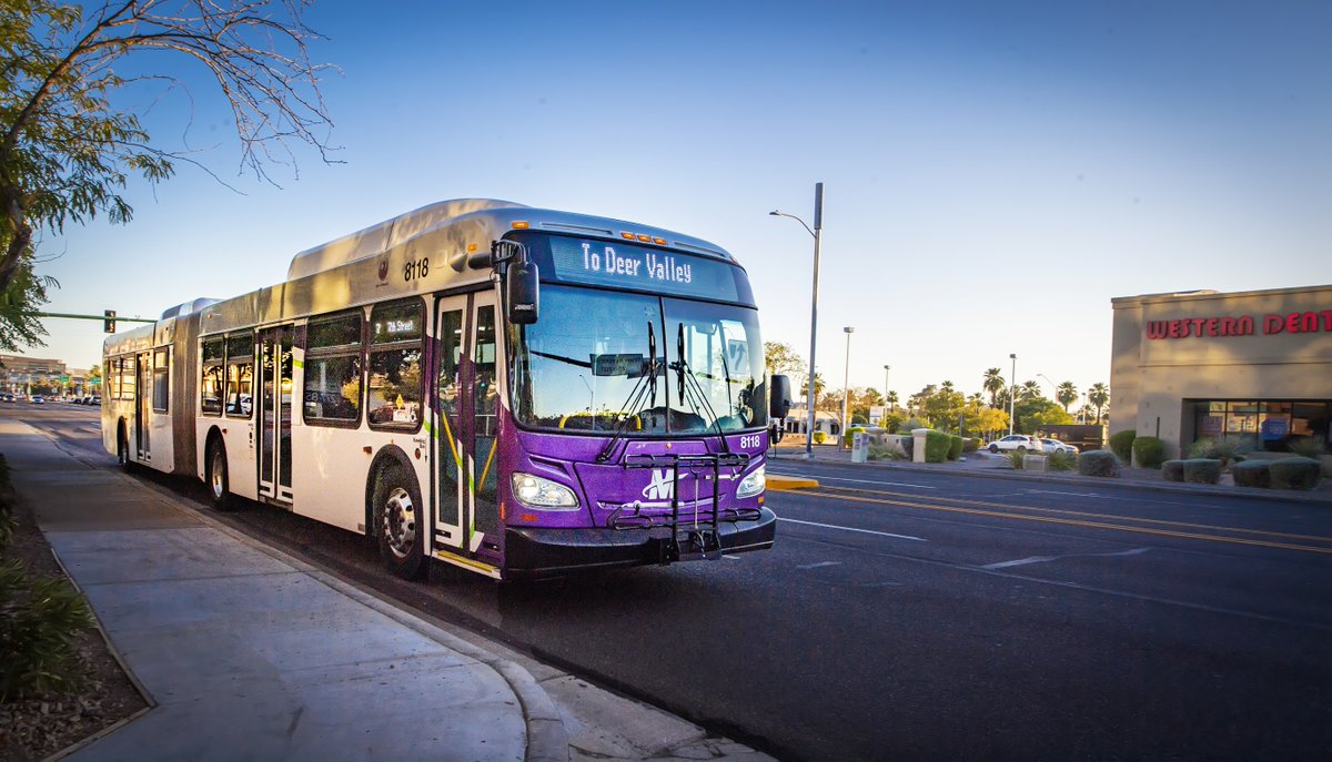 CityofPhoenixAZ's tweet photo. Service reductions begin Monday, May 4 on all #PHX bus routes. Bus service will start at 5am on weekdays and 6am on weekends. Service will end at 11pm seven days a week. 

Visit https://t.co/RLpMfIUyyj for more information.

#PhoenixPublicTransit @valleymetro @PhoenixMetroBus https://t.co/hMDyCYxIgV