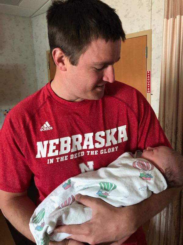 mrberanek's tweet photo. **Announcer voice**

And now, from Humphrey, Nebraska
At 8lb 9oz and 21in
Born on April 27th, 2020
TATUM JANE BERANEK!
#girldad @PfeiferNatalie https://t.co/t3IRHtlMPZ