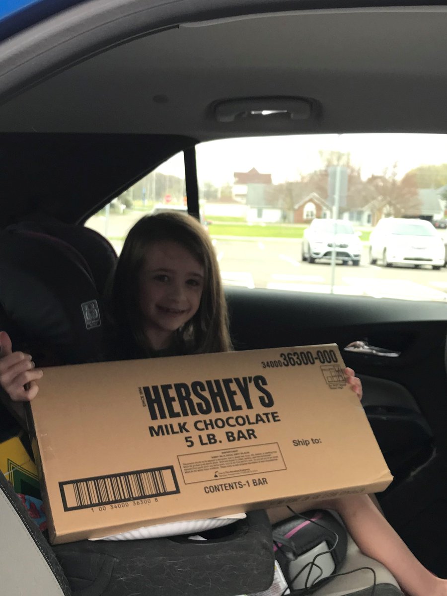PrincipalBruner's tweet photo. Lake Elementary fundraiser was a success with great prizes for students to win- including a 5 lb. Hershey's candy bar. A special thank you to all of our families for their support this school year! #greatatlake https://t.co/2oAiVBRXTk