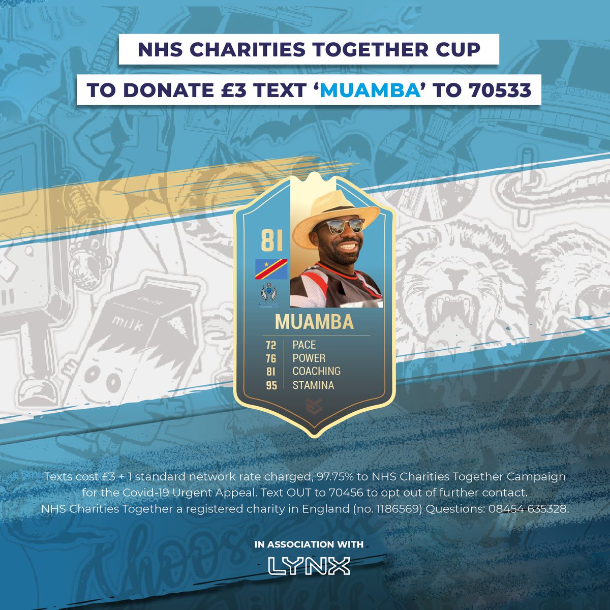 Semi-Final Match 2 <a href="/josbuttler/">Jos Buttler</a> VS <a href="/fmuamba6/">fabrice muamba</a> KO 3.20PM

Who can call this one? 

Comments and banter below 👇

📽️Watch >> bit.ly/CESD2R1
👏Donate >> bit.ly/3axa3oD

#Unite4OurNHS #Changethegame #Stayathome #Lynxgaming