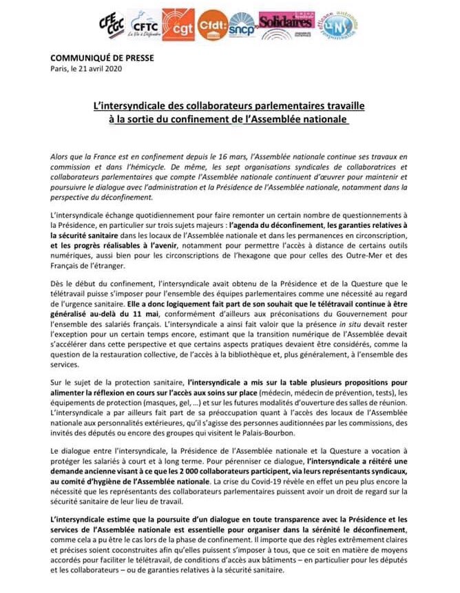 UNSA_USCP's tweet photo. A l’@AssembleeNat &amp; #Sénat, l’@UNSA_USCP s’est inscrite dans les démarches intersyndicales visant à permettre aux collaborateurs, en #Circonscription comme à #Paris, de pouvoir travailler dans des conditions décentes. #télétravail, #jeunesparents &amp; #solidarité sont nos priorités. https://t.co/WZHXPoAi6A