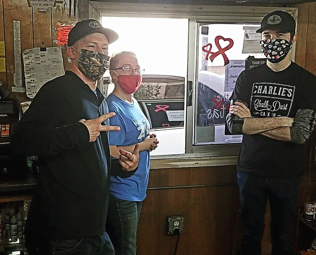 PuffNStuffTX's tweet photo. For your protection and ours, we will continue to run our drive-thru only until further notice ❤ These are just  a few of our many essentials!  We have THE BEST crew!!! https://t.co/g3TbFGwKvt