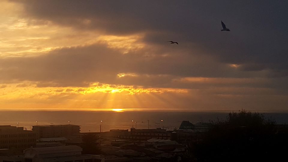 Yowie316's tweet photo. Saw that sunrise was trending, so I thought I would contribute! :) #sunrise #ocean #sunshine #sunlight #goldenclouds #rays #orange #darkblue #goodmorning @sunriseon7 @GMA #burnie #Tasmania #NorthWestCoast #Northwestisbest #appleisle #godsmasterpiece https://t.co/gH8KfLz2Dk