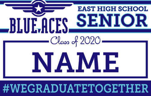 EastHighAces's tweet photo. Seniors: Get your own PERSONALIZED graduation yard sign for only $10 from Superior Signs. Visit https://t.co/wNusUS4T6E to order yours by midnight on May 10. Note: you will be notified by e-mail when your order is ready. You may pick up your signs M-F from 8-5 at 2130 E Dougla https://t.co/V4FlreGt4o