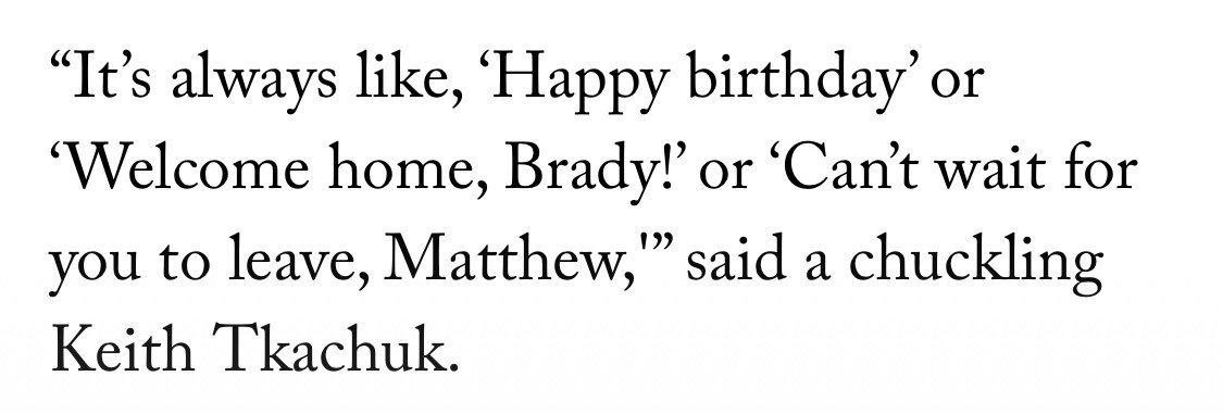 No one hates Matthew more than the Tkachuk family