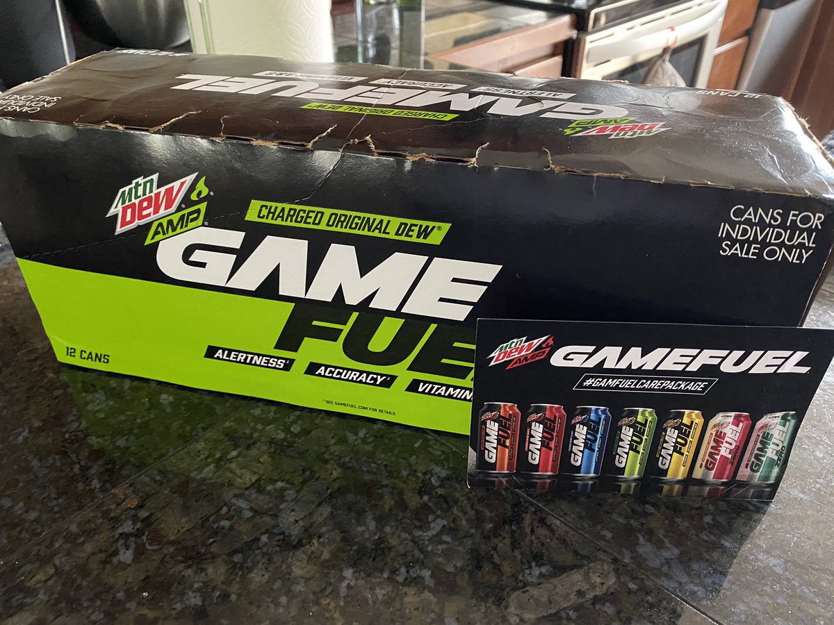 Thanks @GameFuel for the #GAMEFUELCarePackage! 

💯