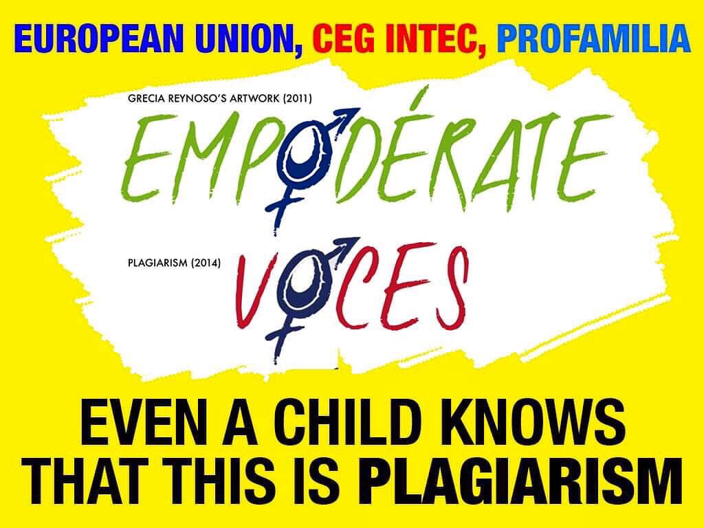 LettertoEurope's tweet photo. In 2014, #ProfamiliaRD, #Intecrd and #EuropeanUnion’ve PLAGIARIZED my EMPODERATE logo, and for 6 years they’ve been reproducing, distributing and communicating to the public the PLAGIARISM, which violate my moral & economic rights. Letter to #vonderleyen👉https://t.co/aUYaTxYRXr https://t.co/dxcbbNzJ6Q