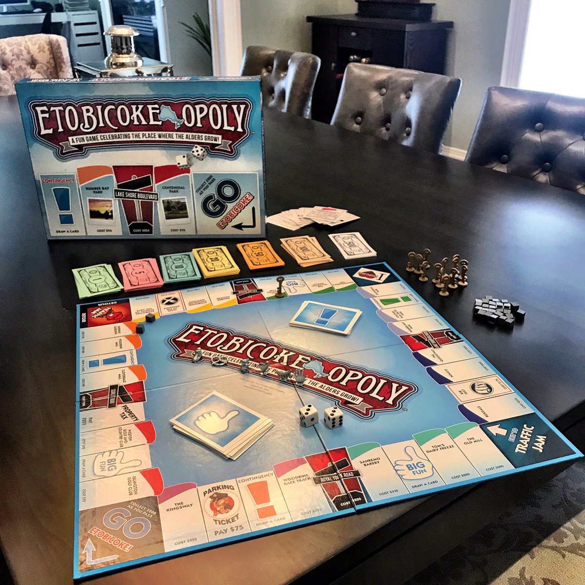 We have our own boardgame Etobicoke!!! The Etobicoke-opoly game has been selling out consistently the last several weeks so we are giving away some games for #stayhome family time. Follow us now to be kept in the loop and for contest details! #etobicoke #boardgame