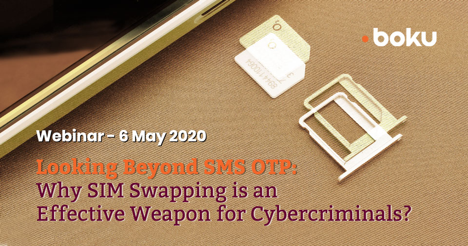 Looking Beyond SMS OTP: Why SIM Swapping is an Effective Weapon for Cybercriminals? Register for this Boku and <a href="/Vendorcom/">Vendorcom</a> webinar to learn more about this ever increasing threat and best practices to prevent it. #fraud #identity hubs.ly/H0pYq150