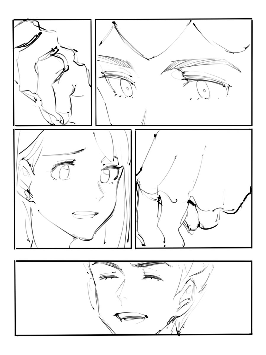(Future setting) something I started a long time ago and quickly threw together some finishing pages. I left it wordless because it's more interesting this way [1/3] 