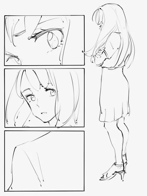 (Future setting) something I started a long time ago and quickly threw together some finishing pages. I left it wordless because it's more interesting this way [1/3] 