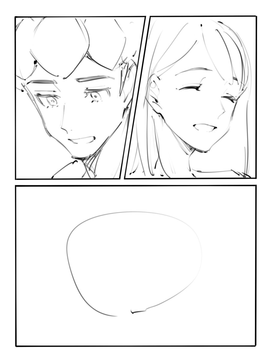 (Future setting) something I started a long time ago and quickly threw together some finishing pages. I left it wordless because it's more interesting this way [1/3] 