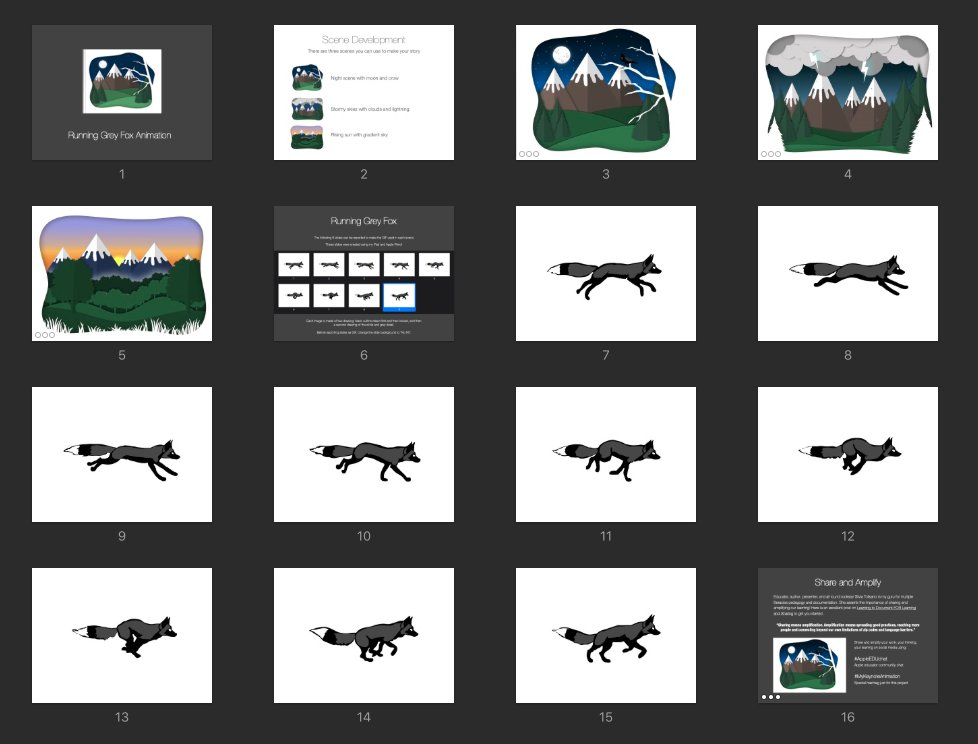 Laura Wright (@mrslauraw) on Twitter photo Running Grey Fox #Keynote Animation Resource - hope it's useful - share #MyKeynoteAnimation shorturl.at/lptuJ <a href="/AppleEDU/">Apple Education</a> <a href="/welshofer/">just some guy</a> <a href="/TeachMeGG/">Gerard Greally</a> Inspired by <a href="/BenHaydenEDU/">Ben Hayden</a> Three forest scenes and GIF development Running Grey Fox #Keynote Animation Resource - hope it's useful - share #MyKeynoteAnimation shorturl.at/lptuJ <a href="/AppleEDU/">Apple Education</a> <a href="/welshofer/">just some guy</a> <a href="/TeachMeGG/">Gerard Greally</a> Inspired by <a href="/BenHaydenEDU/">Ben Hayden</a> Three forest scenes and GIF development