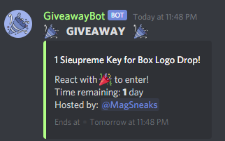 BMarketOfficial's tweet photo. Who needs free Sieupreme key for Thursday box logo?

Free key live in BMarket server 🔝 https://t.co/B0jG6QC1p2