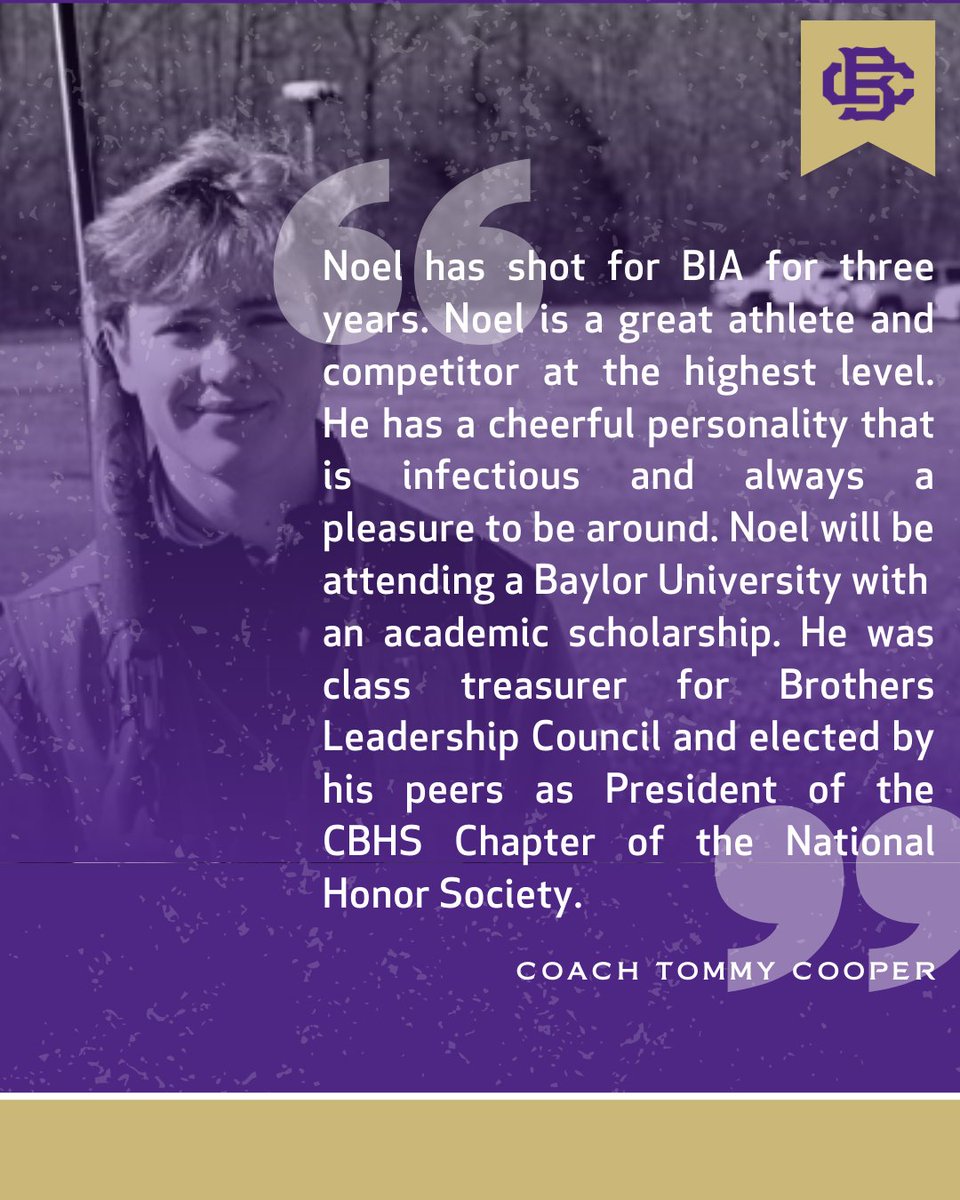 CBHSAthletics's tweet photo. We're highlighting our Senior Athletes who've left their mark despite missing out on their final season of play at CBHS. You are proof why we are #BrothersStrong.

Next up, @CBHSbia Senior Noel Sengel! #BrothersBoys2020 https://t.co/FpjxCFym8b