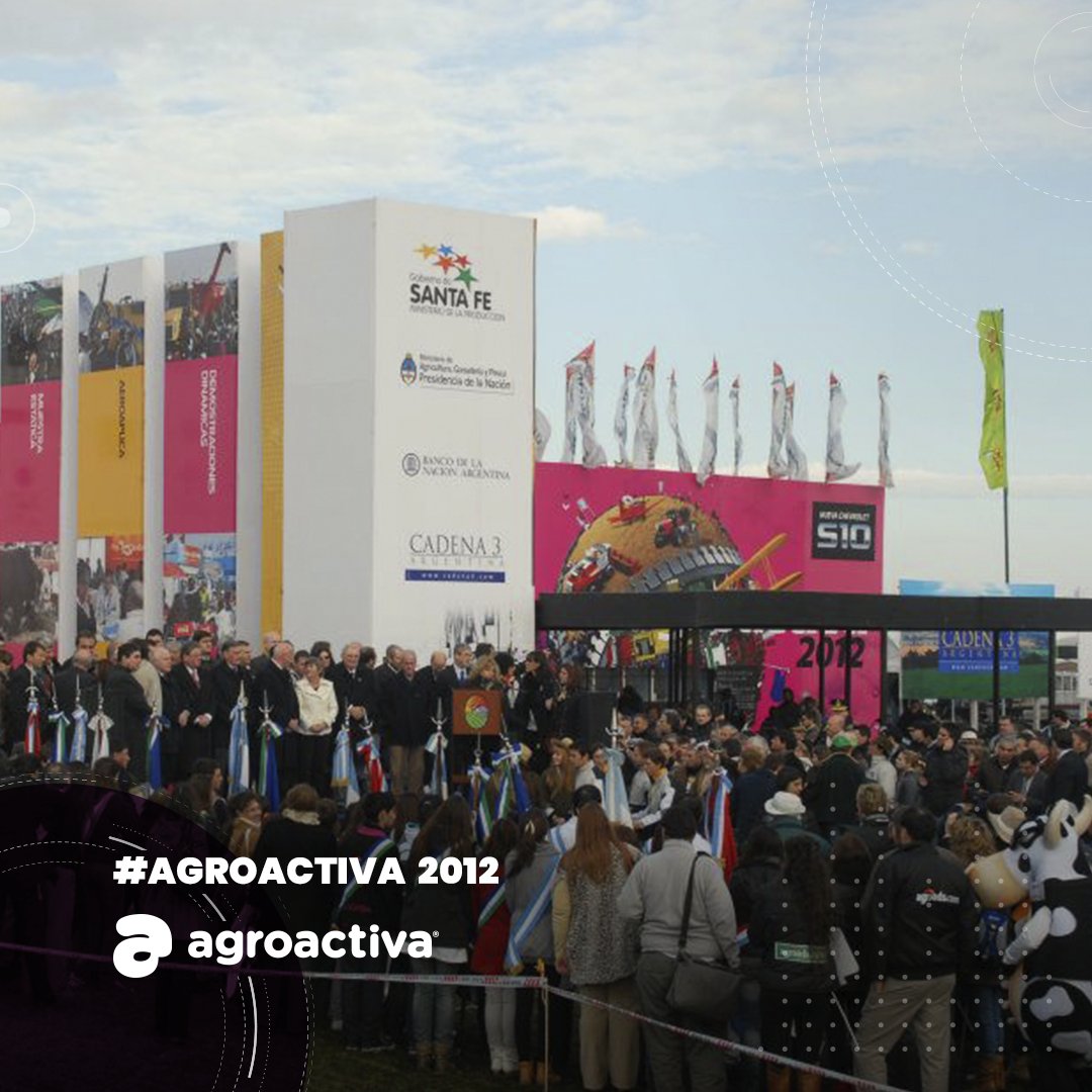 AgroActiva's tweet photo. Aprovechamos el #TBT para recordar la magnífica edición de AgroActiva 2012 "Una muestra, muchas muestras" en la localidad de Cañada de Gómez 😄.
Estamos muy felices de ver cuanto creció esta muestra que año a año le dedicamos tanta pasión ❤️. 
¿Quienes visitaron #AA2012? 🙋‍♂️ https://t.co/dGCcfMlmZq