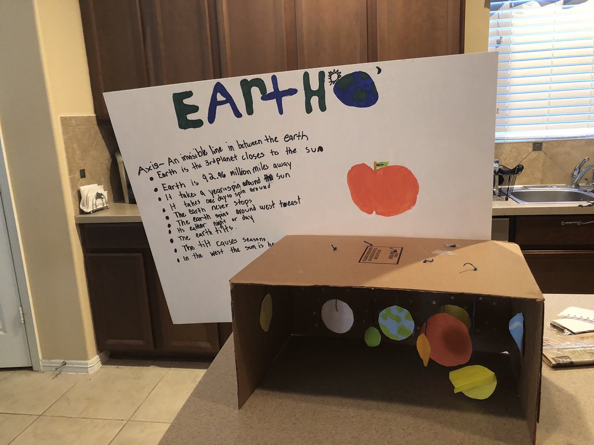 Beasley_SWE's tweet photo. Seasons models created by a couple of my students at home. @HumbleISD_SWE https://t.co/hsclggHfLu