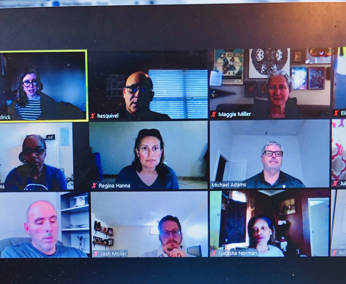 DrEsquivel19's tweet image. Currently meeting with high school principals from across the country.  Topic of discussion tonight is Virtual Graduation and Virtual Teacher Appreciation Week.  #PrincipalProject