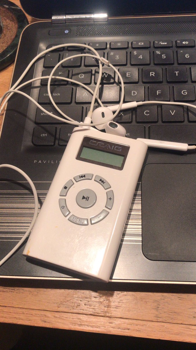 Guys look at the OG MP3 player my mom found
