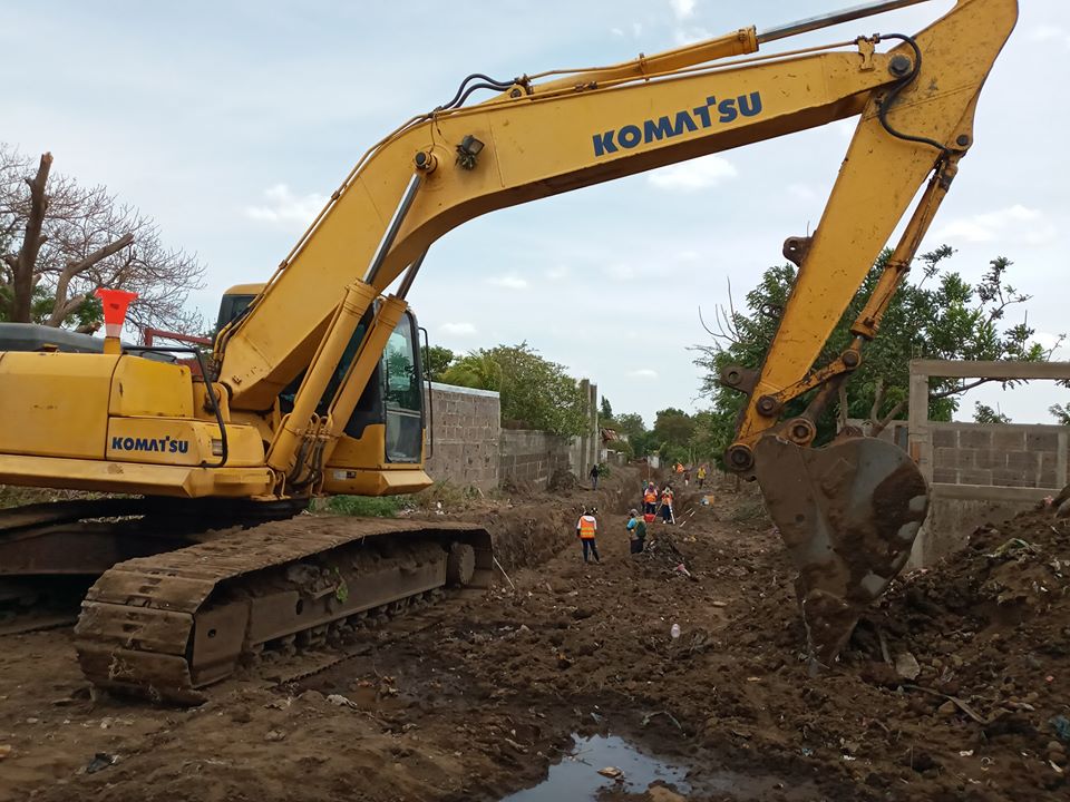 Avanza el proyecto de adoquinado y drenaje de calle con un alcance de 385 metros lineales en el barrio Jorge Navarro #1 de Tipitapa impulsado por el buen gobierno sandinista.