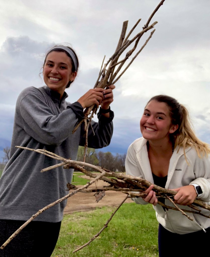 In honor of #DWUCares, <a href="/heather_kayser/">Heather Kayser</a> and I took some time to pick up sticks in the ditches of Alexandria. We love the <a href="/HansonBeavers/">Hanson School District 30-1</a> and <a href="/DakotaWesleyan/">Dakota Wesleyan</a>!!! #dwuteach