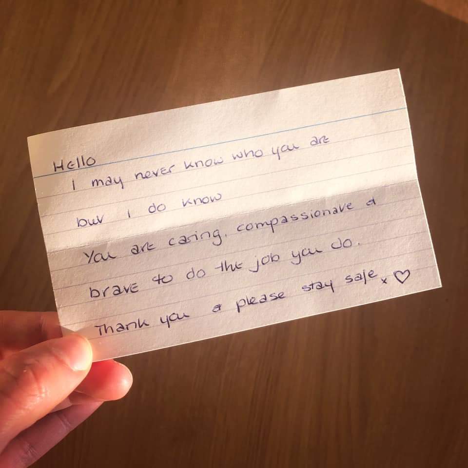 Operating Theatres at RLI (@rlitheatres) on Twitter photo It's the little things that matter most, when staff put on a pair of scrubs to then find a note inside a pocket thanking them for what they do best it helps make us realise we're all in this together. To those making scrubs thank you we really appreciate it. <a href="/UHMBT/">MorecambeBayNHSTrust</a> It's the little things that matter most, when staff put on a pair of scrubs to then find a note inside a pocket thanking them for what they do best it helps make us realise we're all in this together. To those making scrubs thank you we really appreciate it. <a href="/UHMBT/">MorecambeBayNHSTrust</a>
