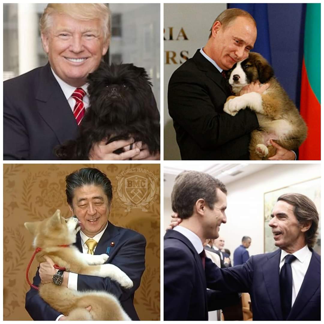 Es muy entrañable cuando los líderes políticos se hacen fotos con sus mascotas 🐶😍