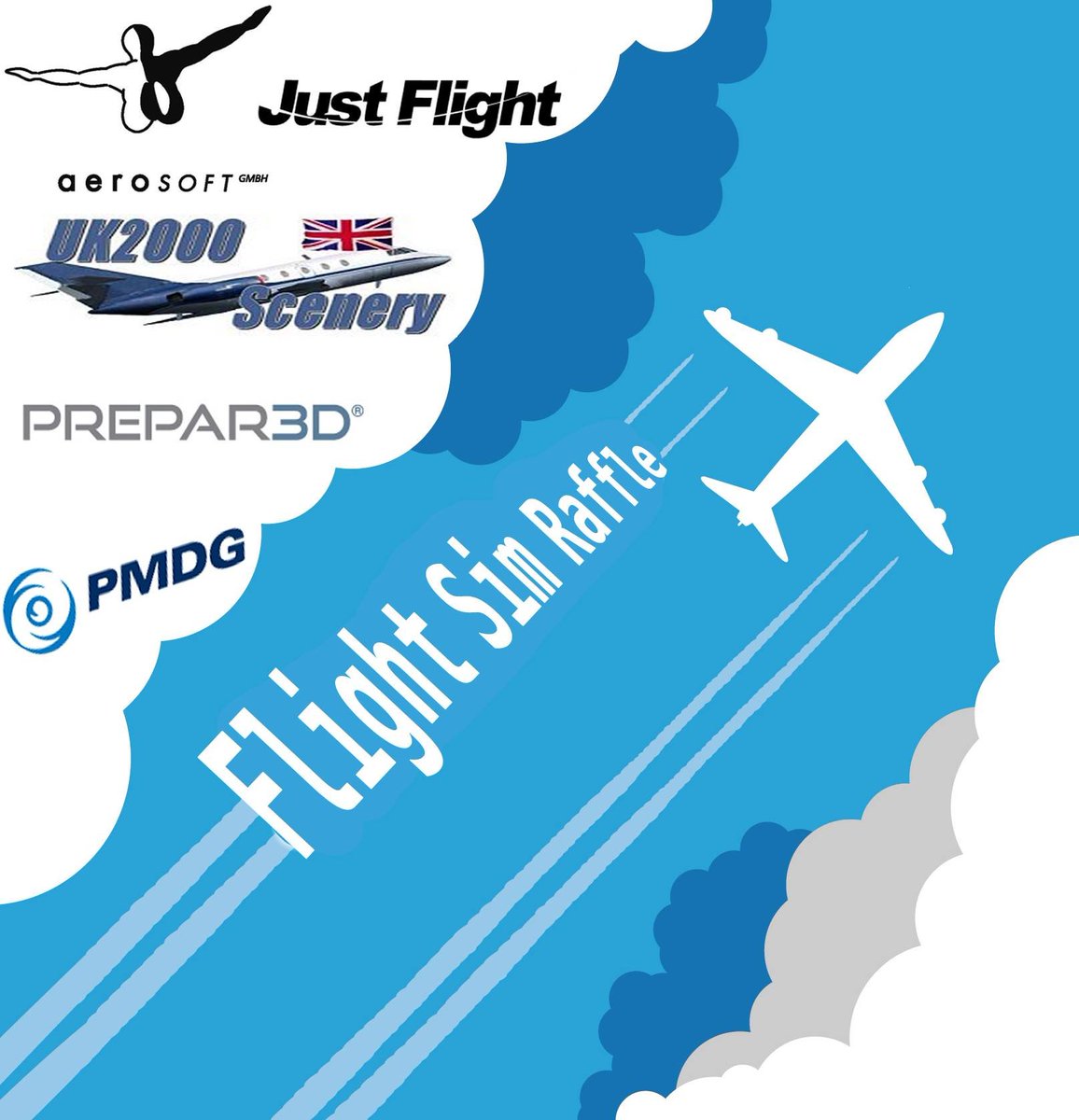 FlightSimRaffle's tweet image. Flight Sim Raffle has from tonight start the first raffle for P3D v5 and PMDG 747. The raffle is FREE