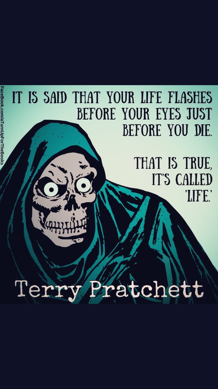 Happy birthday to the late, great Sit Terry Pratchett! A wonderful companion in lockdown 