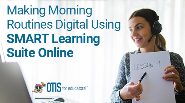 OTIS4educators's tweet image. [FREE WEBINAR] Join our team tomorrow 4/29 at 3PM EST as we explore how to make morning meetings digital during these times of #remotelearning. We&apos;ll use #SMARTLearningSuiteOnline to make it happen! Register for the session here: hubs.ly/H0pXSJm0 @SMART_Tech