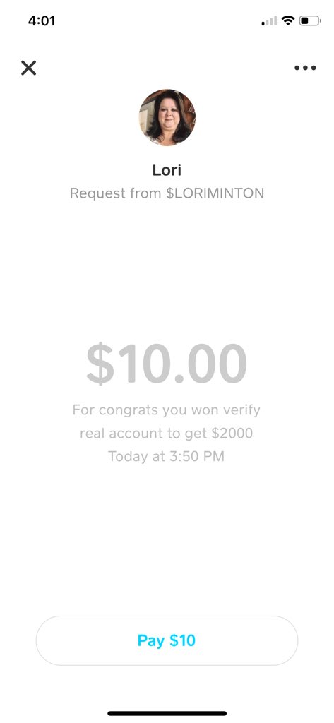 amberadine's tweet photo. Makes me so sad people are trying to scam during such a rough time 😔 mama didn’t raise no fool. https://t.co/LeaLKnDZhZ