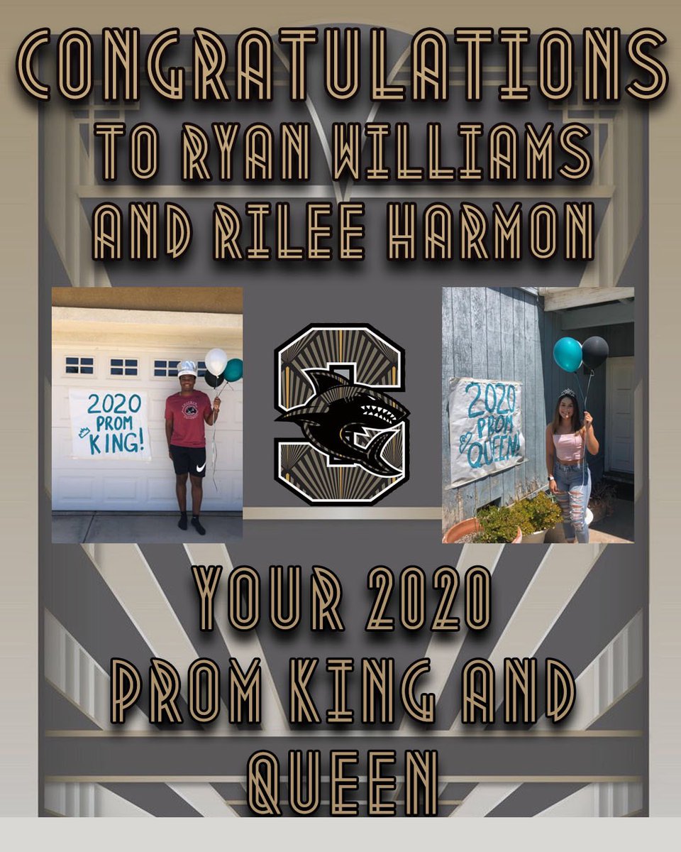Congratulations to Ryan Williams &amp; Rilee Harmon‼️ Our 2020 Prom King 👑 &amp; Prom Queen 🌹