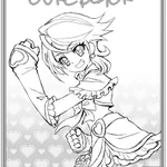 漫画家が描いたプリキュアのぬりえマラソンが子供たちに希望を与える
