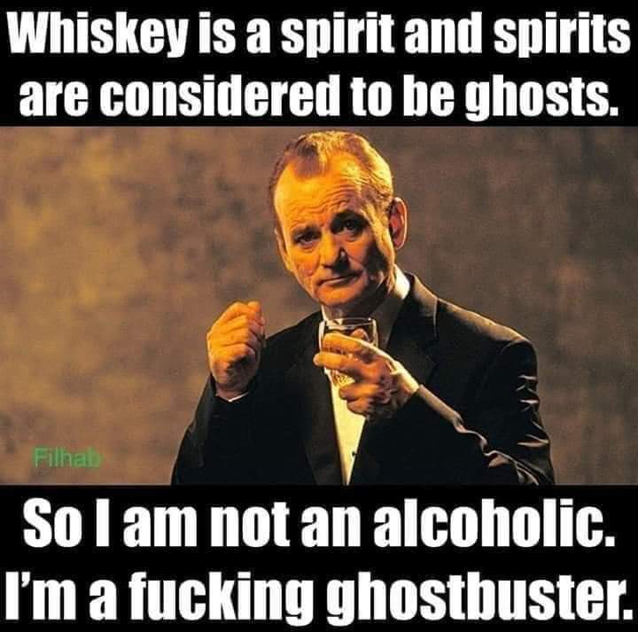 PooferKitten's tweet photo. It's only tuesday?
Oh well 🤷♀️
It's been the type of day...
#whiskey #tuesdaydrinking #Imaghostbuster #StayHome
#dontgotowork https://t.co/FIPD4j3Vay