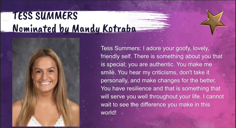 tesssummerss's tweet photo. @MandyKotraba i love you and i MISS YOU. thank you for this award and for always going above and beyond for me. UR THE BEST. i APPRECIATE you and your generosity towards my crazy self everyday :))) https://t.co/y4AKelysFt