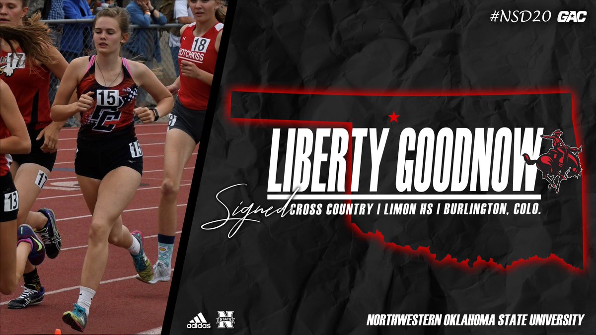 NWOSUAthletics's tweet photo. WXC | Northwestern Women's Cross Country is excited to announce Liberty Goodnow will be joining the program after graduation. 

Welcome to the Ranger Family, Liberty! https://t.co/IzIeyOOBQS